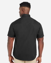 Load image into Gallery viewer, LCCS Harrington Black Button Up shirt