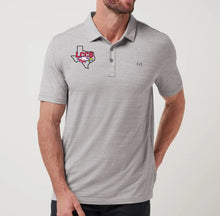 Load image into Gallery viewer, Travis Mathews TX LCCS Men's Heater Polo - Grey