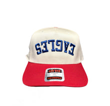 Load image into Gallery viewer, Eagles Upside Down red bill hat
