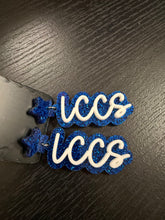 Load image into Gallery viewer, LCCS Blue Star earrings
