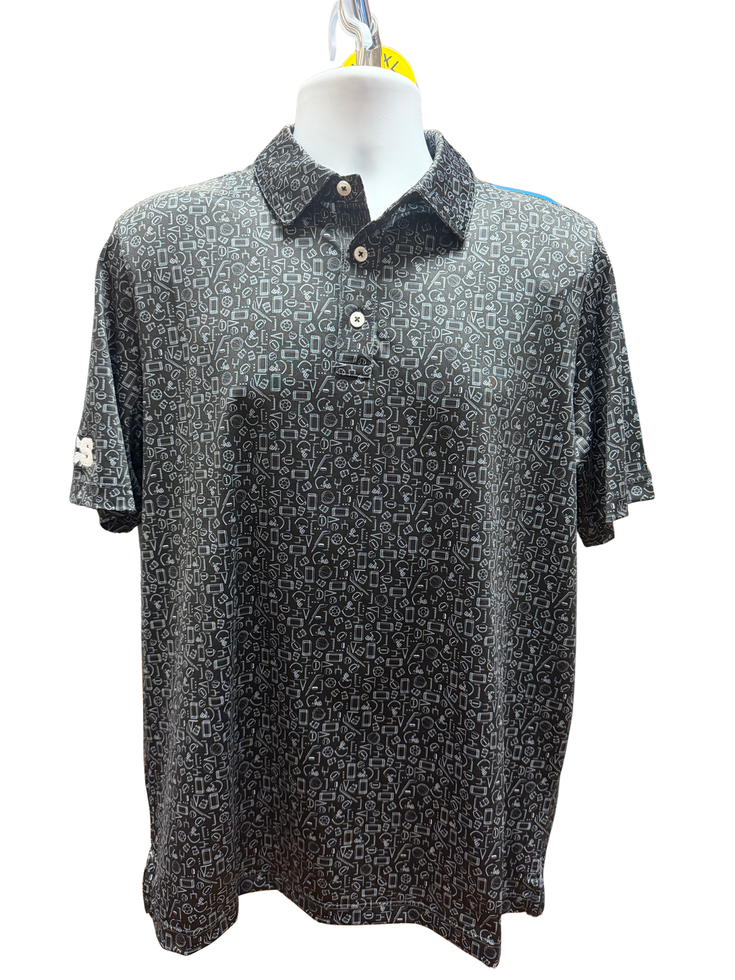 LCCS All Sports Black Polo