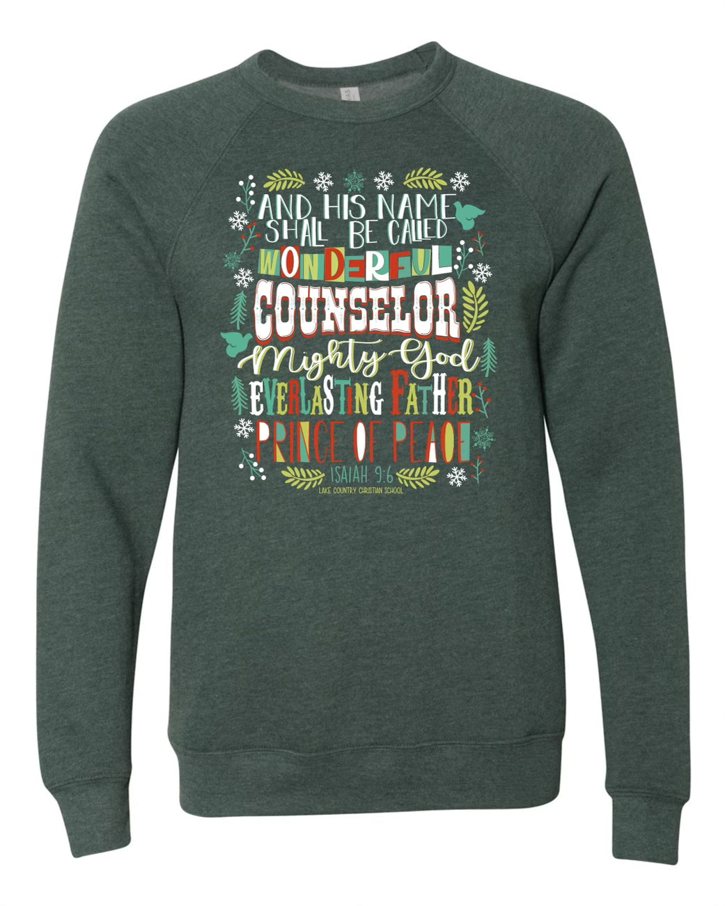 His Name Christmas Sweatshirt