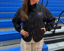 Load image into Gallery viewer, LCCS Ladies Quilted Black Jacket
