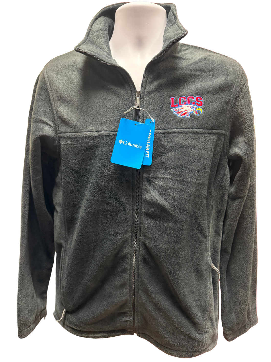 LCCS Columbia Black Fleece Jacket - Adults