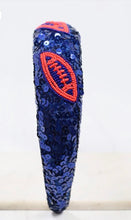 Load image into Gallery viewer, Football Sequin Headband
