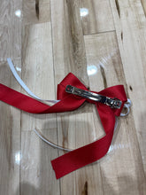 Load image into Gallery viewer, Red &amp; White Bow
