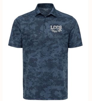 LCCS Camo Blue Polo