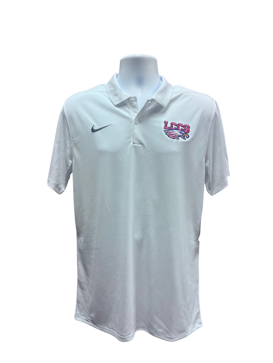Nike LCCS DriFit White Polo