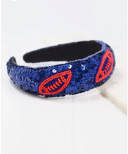Load image into Gallery viewer, Football Sequin Headband
