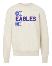 Load image into Gallery viewer, Go Eagles Go Ivory Heather Sweatshirt PRE-ORDER closes 2/6
