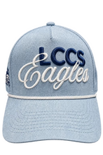 Load image into Gallery viewer, LCCS Light Blue Script Hat
