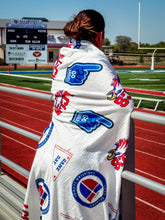 Load image into Gallery viewer, LCCS Fan Fleece Blanket 70x78in
