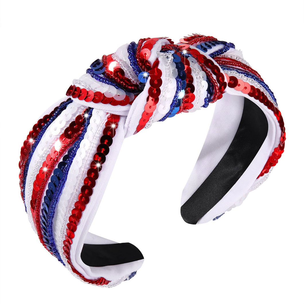 LCCS Fan Sequin Headband