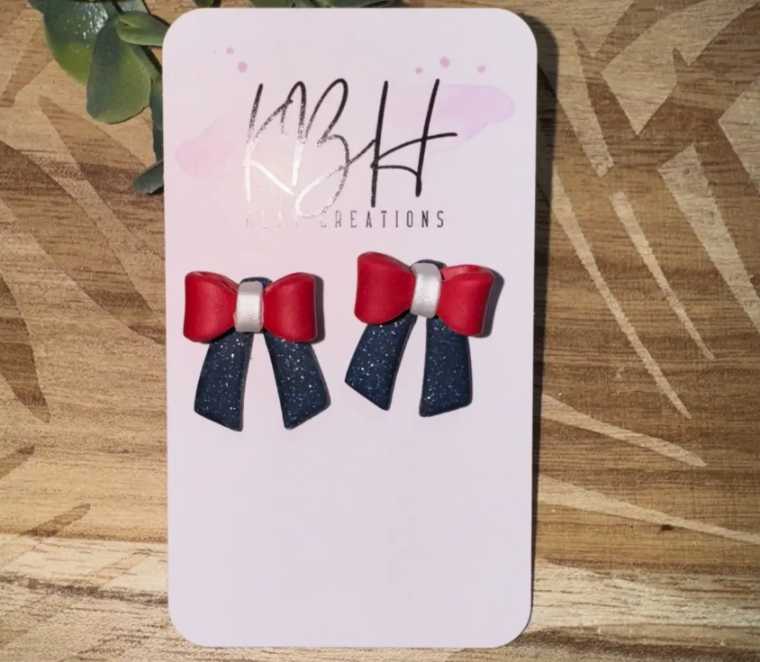 LCCS Bow Earrings