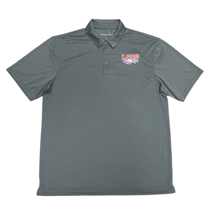 Gray Solid Polo